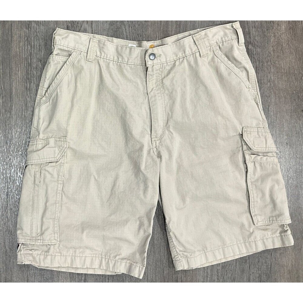Carhartt Shorts Mens 40 Ripstop Carpenter Relaxed Fit Force Cargo 101168-232